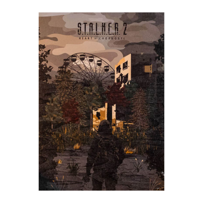 Постер S.T.A.L.K.E.R. (Деревянный) - Retromagaz