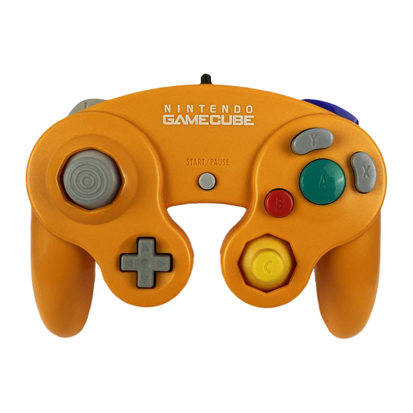 Геймпад Дротовий Nintendo GameCube DOL-003 Orange 2m Б/У - Retromagaz