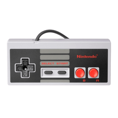 Геймпад Дротовий Nintendo NES NES-004 Grey USA 2.25m Б/У Хороший - Retromagaz