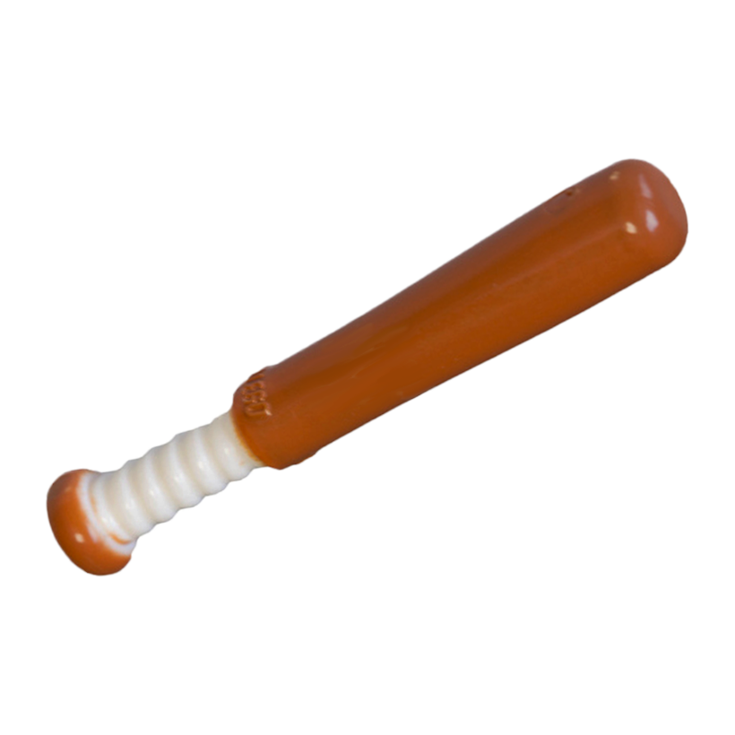 Спорт Lego Baseball Bat 4L with White Grip Handle Pattern 93220pb01 6077936 Dark Orange Б/У - Retromagaz