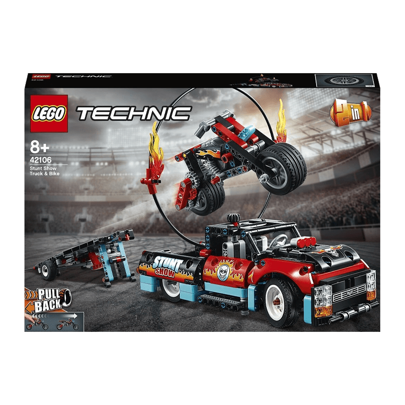 Конструктор Lego Stunt Show Truck & Bike Technic 42106 Новый - Retromagaz