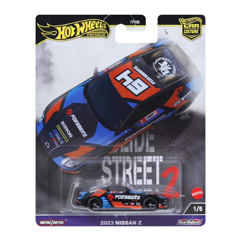 Машинка Premium Hot Wheels 2023 Nissan Z Slide Street 1:64 HKC86 Black - Retromagaz