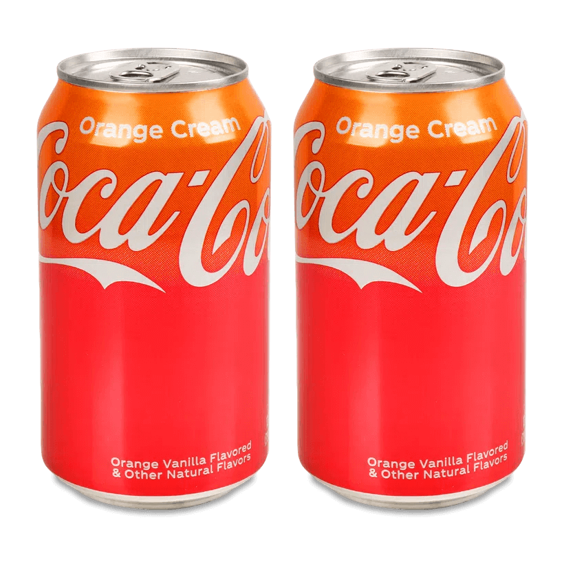 Набір Напій 2шт Coca-Cola Orange Cream 355ml - Retromagaz
