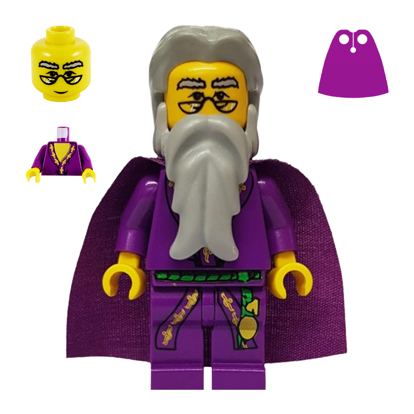 Фигурка Lego Harry Potter Albus Dumbledore Yellow Version Films hp008 Б/У - Retromagaz