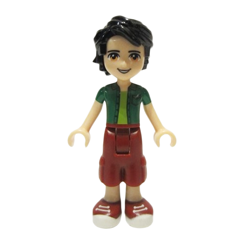 Фигурка Lego Boy Oliver Dark Red Cropped Trousers Large Pockets Friends frnd182 1 Б/У - Retromagaz