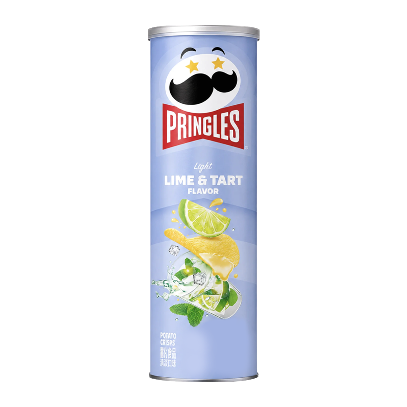 Чипсы Pringles Азиатские Lime & Cheese Tart со Вкусом Лайма и Сыра 110g - Retromagaz
