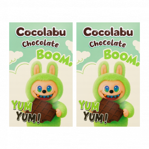 Набір Шоколад Молочний 2шт Cocolabu Лабубу Boom Green 80g