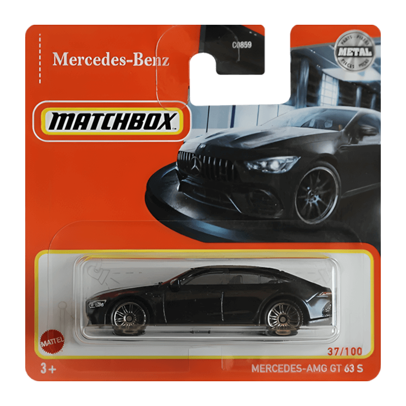 Машинка Большой Город Matchbox 2019 Mercedes-Benz AMG GT 63 S Showroom 1:64 GXM55 Black - Retromagaz