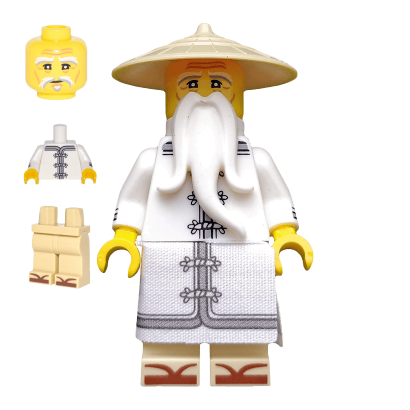 Фигурка Lego Другое Master Sensei Wu Movie Ninjago coltlnm04 Б/У - Retromagaz
