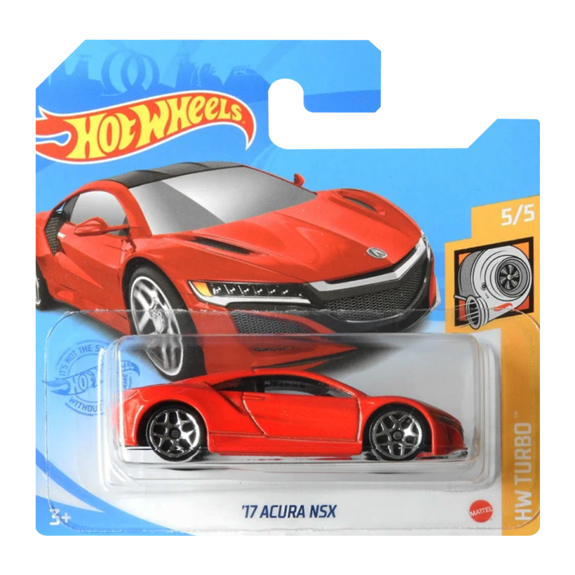 Машинка Базова Hot Wheels '17 Acura NSX Turbo 1:64 GRY59 Red - Retromagaz