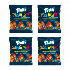 Набір Цукерки Жувальні 4шт Trolli Bytes 150g - Retromagaz