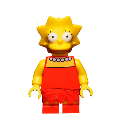 Фигурка Lego Lisa Simpson with Wide Open Eyes Cartoons The Simpsons sim010 Б/У - Retromagaz