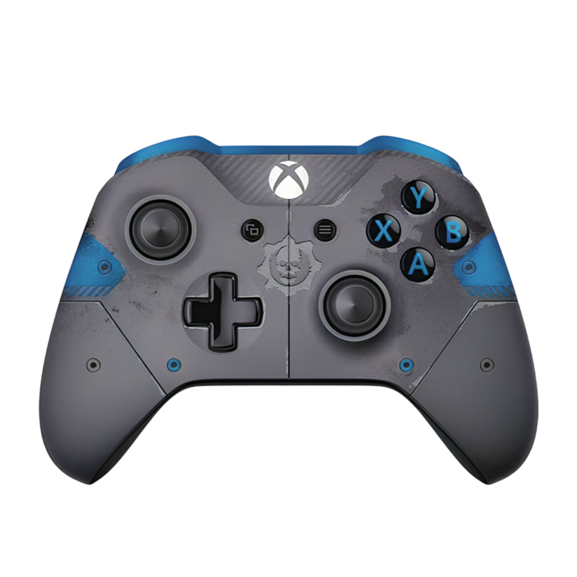 Геймпад Беспроводной Microsoft Xbox One Gears Of War 4 JD Fenix Limited Edition Version 2 Grey Б/У - Retromagaz