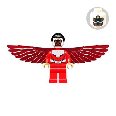 Фигурка Lego Super Heroes Marvel Falcon sh099 1 Б/У Отличное - Retromagaz