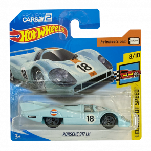 Машинка Базова Hot Wheels Porsche 917 LH Gulf Project Cars 2 Legends of Speed 1:64 FJV93 Blue