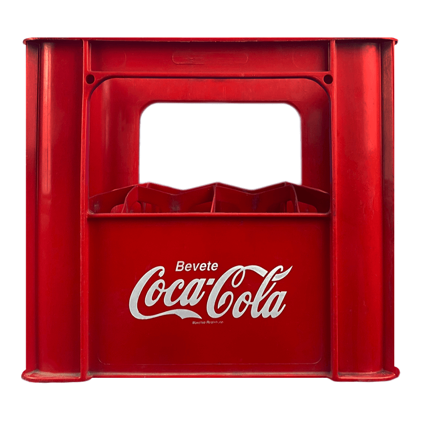 Ящик Coca-Cola 30х38.5х36 см 12 Скляних Пляшок 1L Б/У - Retromagaz
