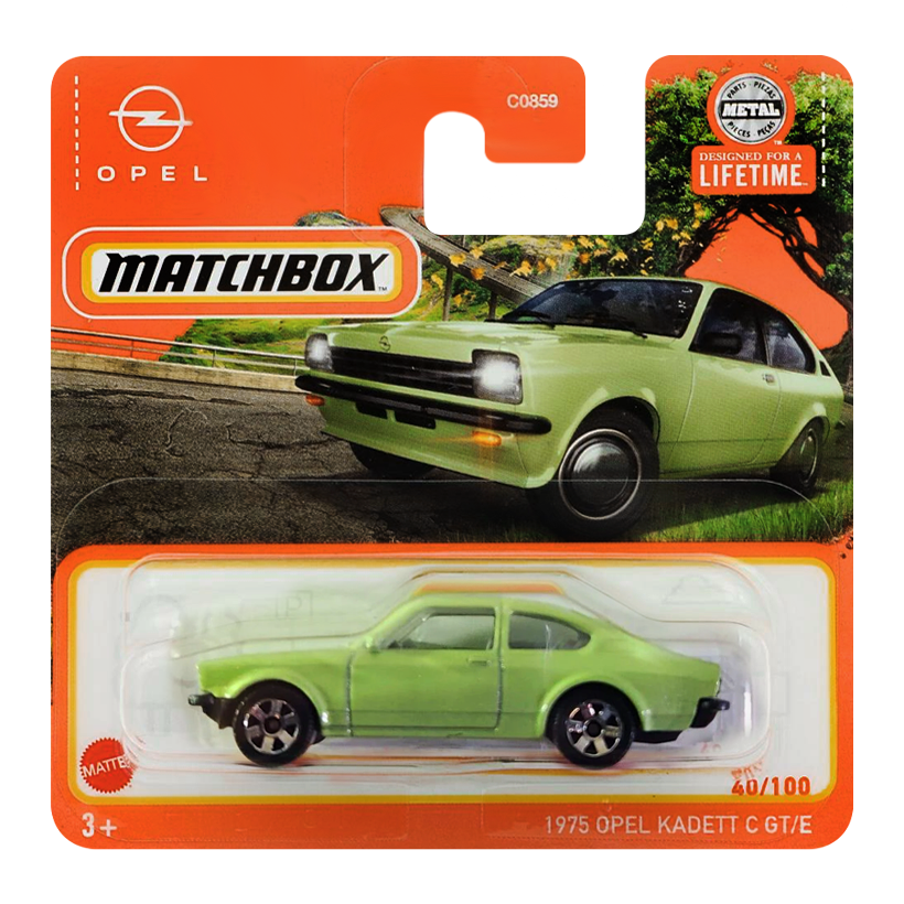 Машинка Велике Місто Matchbox Opel 1975 Opel Kadett Highway 1:64 HVN87 Green - Retromagaz