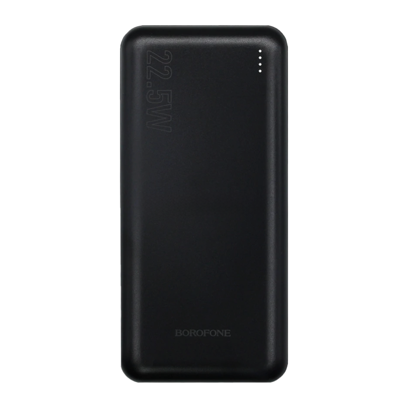 Портативный Аккумулятор Power Bank Borofone QC3.0 Black 30000 mAh 22.5 W - Retromagaz