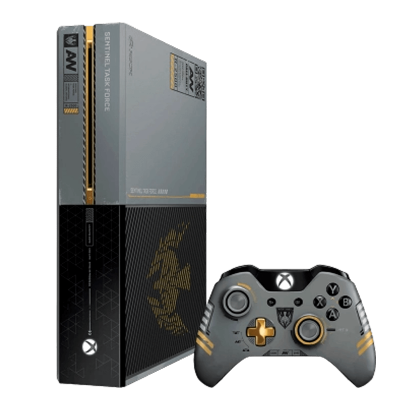 Консоль Microsoft Xbox One FAT Call Of Duty: Advanced Warfare Limited Edition 1TB Black Grey + Коробка Б/У Хороший - Retromagaz