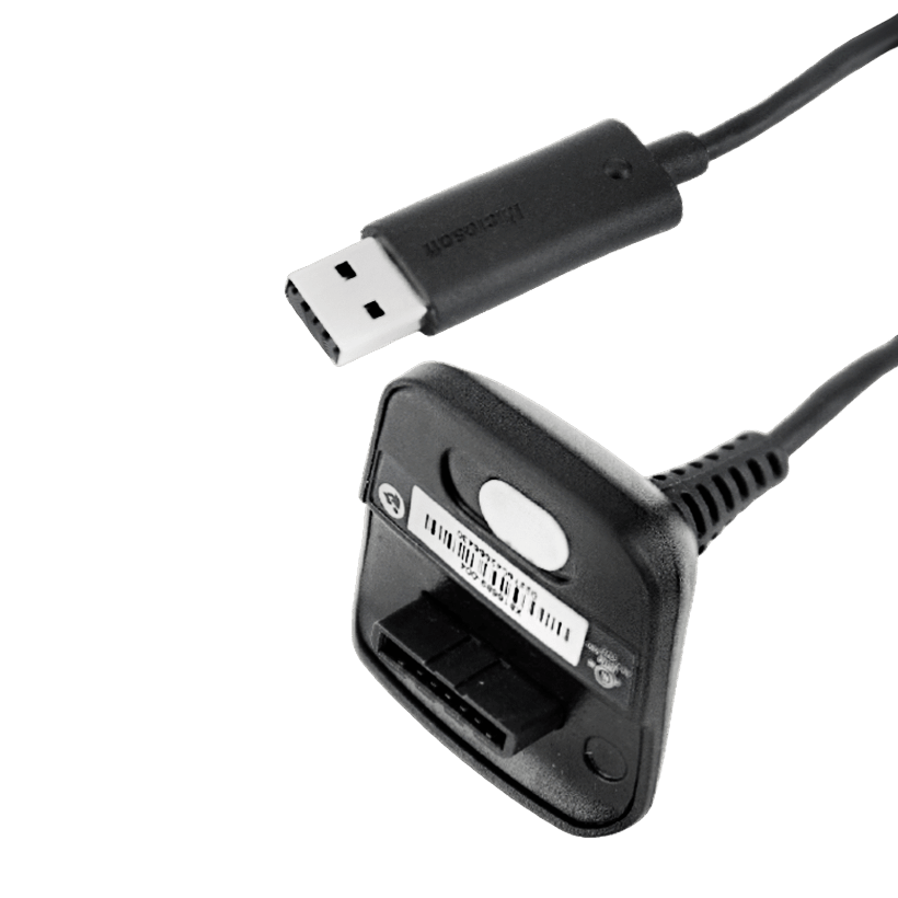 Зарядний Пристрій Дротовий RMC Xbox 360 Black 1.5m Новий - Retromagaz