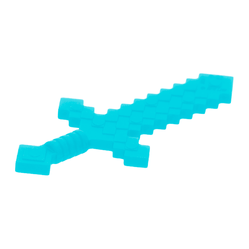 Зброя Lego Minecraft Sword Pixelated 18787 6093623 Medium Azure Б/У - Retromagaz