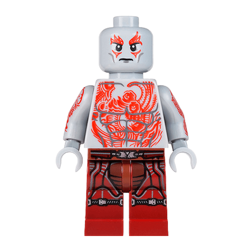 Фигурка Lego Marvel Drax Dark Red Legs Super Heroes sh0125 Б/У - Retromagaz