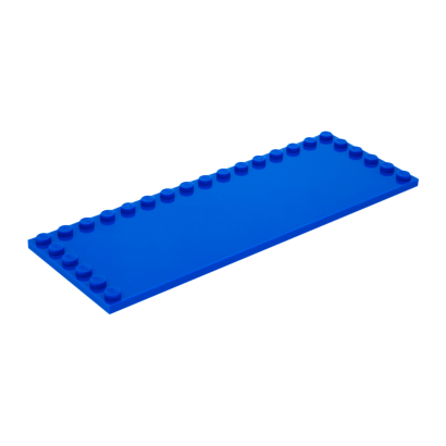 Плитка Lego Studs on Edges Модифицированная 6 x 16 6205 6072638 Blue Б/У - Retromagaz