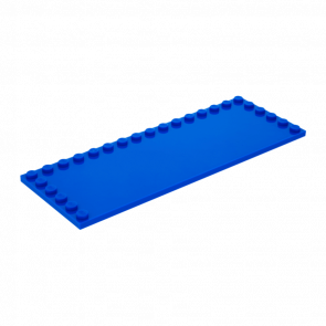 Плитка Lego Studs on Edges Модифицированная 6 x 16 6205 6072638 Blue Б/У