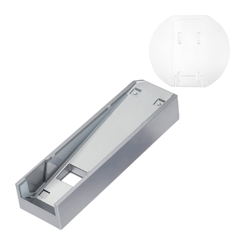 Набор Подставка Nintendo Wii RVL-017 Console Stand Silver Б/У  + Round Base Trans-Clear - Retromagaz