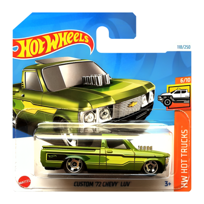 Машинка Базова Hot Wheels Custom '72 Chevy LUV Hot Trucks 1:64 HTC33 Green - Retromagaz
