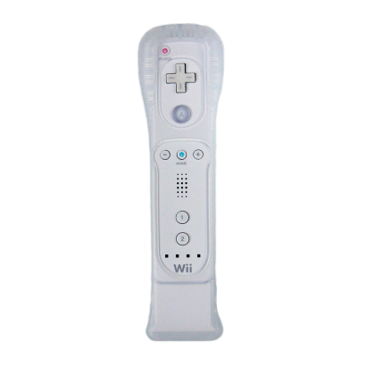 Чехол Силиконовый Nintendo Wii RVL-027 Remote Motion Plus Jacket Clear White Б/У - Retromagaz