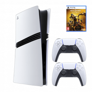 Набір Консоль Sony PlayStation 5 Pro 2TB White Новий  + Геймпад Бездротовий DualSense + Гра Mortal Kombat 11 Ultimate Edition Російські Субтитри