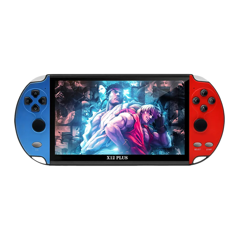 Консоль RMC PSP X12 PLUS 7" + 21000 ігор NES SNES PS1 Blue Red - Retromagaz