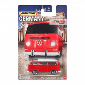 Тематична Машинка Matchbox 1970 Volkswagen T2 Bus Germany 1:64 HVT70/HVV22 Red