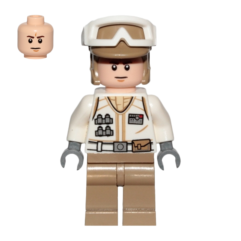 Фигурка Lego Повстанец Hoth Trooper White Uniform Star Wars sw1015 75241 Б/У - Retromagaz