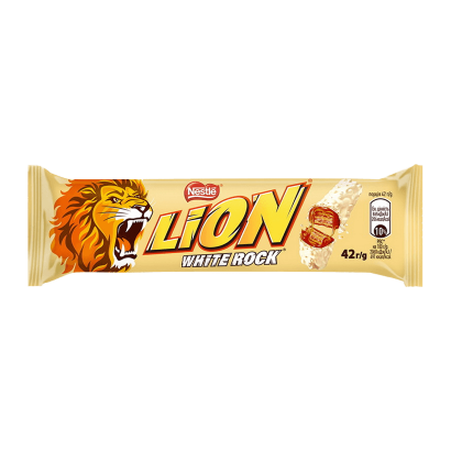 Батончик Nestle Lion White Rock 42g - Retromagaz