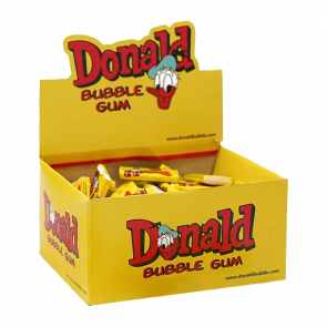 Набор Жевательная Резинка Donald Bubble Gum Yellow 4,5g 100шт