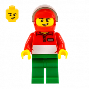 Фігурка Lego Square Pizza Delivery Man City People cty0573 Б/У