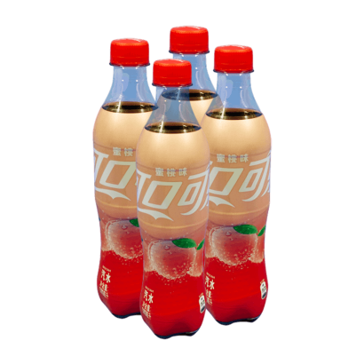 Набір Напій 4шт Coca-Cola Азійська Peach 500ml - Retromagaz
