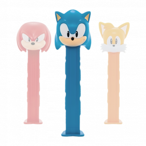 Цукерки Жувальні PEZ Sonic в Асортименті 2 Pieces з Іграшкою 16.4g 073621007673