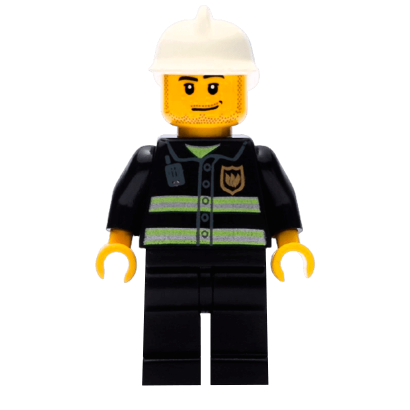 Фігурка Lego 973pb0300 Reflective Stripes City Fire cty0093 Б/У - Retromagaz