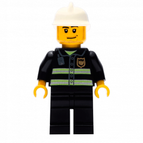 Фігурка Lego 973pb0300 Reflective Stripes City Fire cty0093 Б/У - Retromagaz