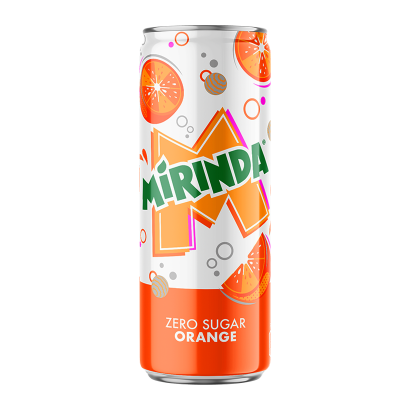 Напій Mirinda Orange Zero Sugar 330ml - Retromagaz