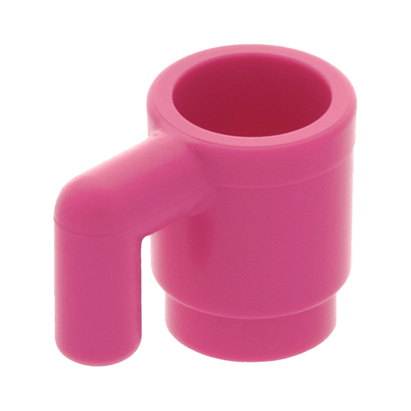 Посуд 4шт Lego Cup 3899 6264 28655 4618670 Dark Pink Б/У - Retromagaz