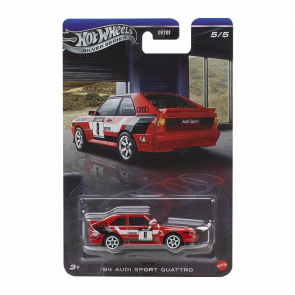 Тематична Машинка Hot Wheels '84 Audi Sport quattro Audi Series 1:64 JKY19 Red - Retromagaz