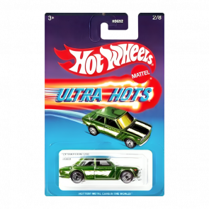 Тематична Машинка Hot Wheels '71 Datsun 510 Ultra Hots 1:64 HDG52/HRX09 Green