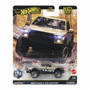 Машинка Premium Hot Wheels 2017 Ford F-150 Raptor Off-Road 1:64 JBK70 Brown Машинка Premium Hot Wheels 2017 Ford F-150 Raptor Off-Road 1:64 JBK70 Brown - Retromagaz