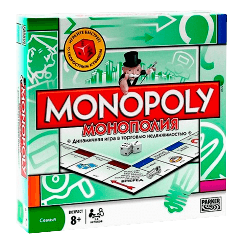 Настольная Игра Монополия (Monopoly) (6123) - Retromagaz