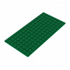 Пластина Lego Базова 8 x 16 3865 4179599 4219812 Green Б/У
