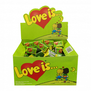 Набір Жувальна Гумка 100шт Love is... Яблуко Лимон 4,2g - Retromagaz